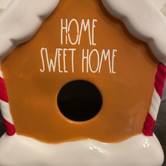 Rae Dunn HOME SWEET HOME GINGERBREAD BIRDHOUSE Christmas 2020 NEW #4 - Picture 2 of 6